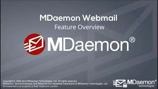 MDaemon Webmail  Feature Overview [upl. by Carleen701]