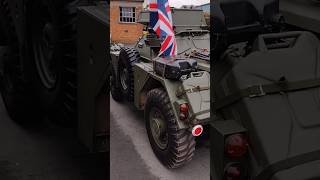 Daimler Ferret Scout Car 8 mpg HR4K MILITARY SHOW army event [upl. by Arola]