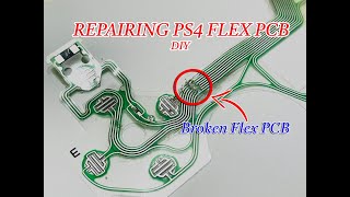 DualShock Repair How to Fix Damaged PS4 Controller Flex PCB  DIY [upl. by Koressa]