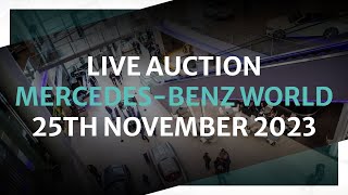 MercedesBenz World Brooklands Sale 25th November 2023 [upl. by Lynnea]