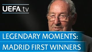 Legendary Moments Gento on Madrids first win [upl. by Lihas]