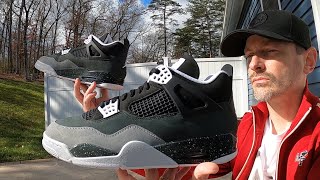 Air Jordan 4 FEAR  Better Than Expected  Sitting For Now [upl. by Aicenev209]