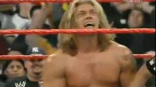 Edge Wins The WWE Championship For the 1st Time [upl. by Aneerahs]