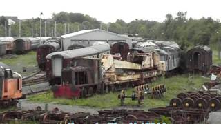 Trains at westcoast railways carnforth depot on the 20052011 [upl. by Eciened]