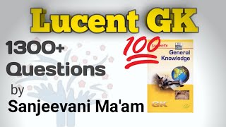 Lucent GK 1300 questions for all Government Exams full book explained Pdf [upl. by Latoniah999]