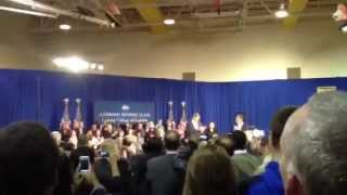 Vice President Joe Biden visits Gahanna Lincoln High School [upl. by Enelad]