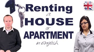 Renting a House or Apartment in English  Vocabulary and Conversation [upl. by Tupler]