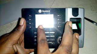 HOW DO I SOLVE A REALAND FINGERPRINT ATTENDANCE DEVICE SHOWING BLANK LCD SCREEN [upl. by Nivad]