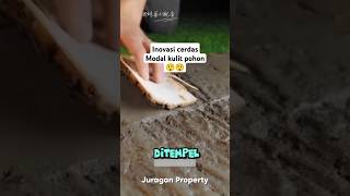 Mencetak lantai dengan kulit pohon asmr construction trending fyp fypシ゚viral fypshort short [upl. by Einimod]