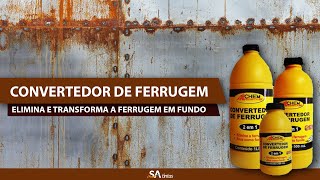 Saiba o que é Convertedor de Ferrugem para metais e como funciona como aplicar Allchem SA Tintas [upl. by Nyrek271]