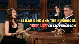 Alison Brie and the humorous that left Craig Ferguson helpless  MRBeat [upl. by Eiggep776]