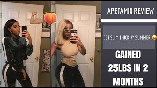 Apetamin Review HOW I GAINED 25 POUNDS IN 2 MONTHS before and after pictures included [upl. by Rednazxela]