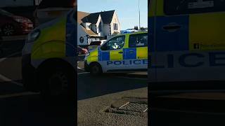 The Police and a Porsche at Drumbrae Roundabout Corstorphine Edinburgh Scotland UK [upl. by Latia]