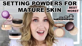 SETTING POWDERS FOR MATURE SKIN [upl. by Benn]