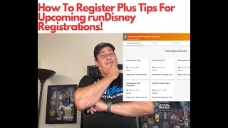 How To Register For runDisney Events Plus Some Tips [upl. by Annairdua]