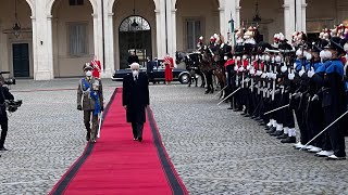 Insediamento del Presidente Mattarella al Palazzo del Quirinale [upl. by Belia672]