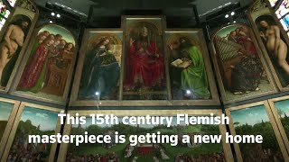 Belgium unveils showcase for Ghent masterpiece ‘Adoration of the Mystic Lamb’ [upl. by Lebatsirhc688]