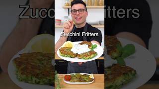 Zucchini Fritters vegetarian amp vegan [upl. by Gayl]