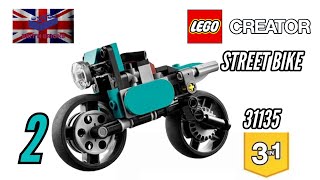 LEGO build  3in1 Creator  Street Bike  set 31135 model B [upl. by Oyr495]