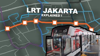 Jakartas Shortest Rail Line Explained  LRT Jakarta Explained [upl. by Evans]