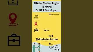 RPA Job Openings  Apply Now uipathcommunity uipathrpa uipathdeveloper uipathtraining rpajobs [upl. by Hildagard788]