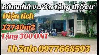 Có 2 đã 86 tuổi ở 1 mình cần chuyển nhượng lại mảnh đất nhà vườn trái cây có 300 thổ cư giá rẻ [upl. by Aizat451]