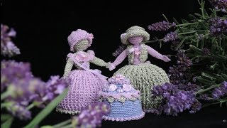 Lavendelhochzeit Puppen Dolls HÄKELN CROCHET [upl. by Nac516]