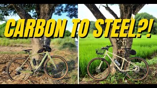 SWITCHED from Carbon Frameset to Chromoly Steel  Traction Atlas  Bike Vlog 26 SIKLISTITA [upl. by Ijneb]