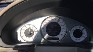 Mercedes E500 V8 W211 acceleration on 100 octane gas 0220 acceleration [upl. by Arret959]