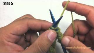 How to Knit The Right Twist Stitch [upl. by Fording]