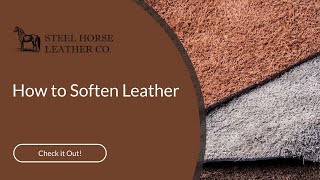 Types of Soft Leathers [upl. by Aicram]