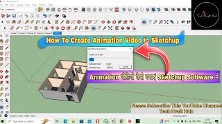 How To Make 3D Animation Video In Sketchup Software 2024 Sketchup Animation Video render ytshorts [upl. by Carlen]