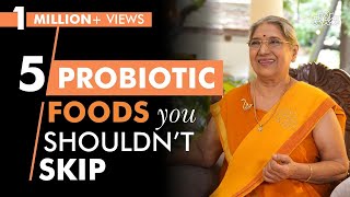 The best Probiotic foods to improve gut health  Dr Hansaji Yogendra [upl. by Eniawtna]