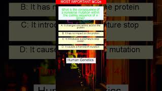 Human Genetics Test Your Knowledge with MCQs 🧬🔍 GeneticsQuiz HumanBody Science [upl. by Slemmer]