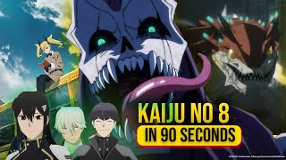 Kaiju No 8 Anime in 90 SECONDS [upl. by Oicam]