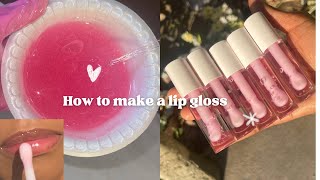 How to make a Lip Gloss  beginner Friendly [upl. by Carny777]