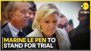 French FarRight Leader Marine Le Pen On Trial For Alleged Misuse Of EU Funds  World News  WION [upl. by Airec]