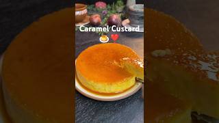 Caramel Custard 🍮 caramel caramelcustard caramelpudding sweet sweetrecipe caramelpuddingrecipe [upl. by Nikal]