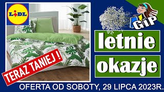 LIDL  Oferta Promocyjna od Soboty 29072023  Letnia Sypialnia [upl. by Acnaiv]