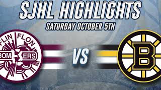 HIGHLIGHTS Flin Flon Bombers at Estevan Bruins  Oct 5 2024 [upl. by Simon111]