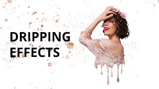 How to Create a Dripping Effect in Photoshop  Photoshop tutorials [upl. by Hecklau]