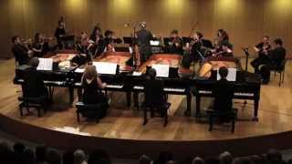 Bach Concerto for 4 Pianos MultipianoTelAviv SoloistsBarak Tal [upl. by Jessen135]