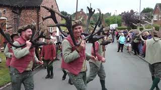 Abbots Bromley Horn Dance 2024 [upl. by Kunkle988]