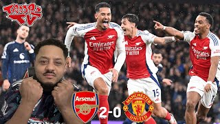 😂 Arsenal 20 Man Utd  Troopz Match Reaction  ALL THAT CHAT FROM UTD FANS FOR NOTHING 😂 [upl. by Norrabal671]