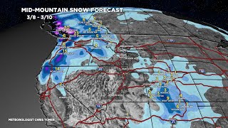 Snow Forecast for the Second Weekend of March [upl. by Desmund]