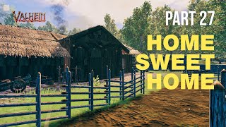 Valheim Gameplay  Home sweet home  Part 27 [upl. by Goldenberg]