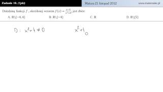 Zadanie 10  Matura próbna 21112012 [upl. by Gnok]
