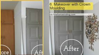 TOP 10 Awesome Closet Door Makeover Projects [upl. by Eibreh]