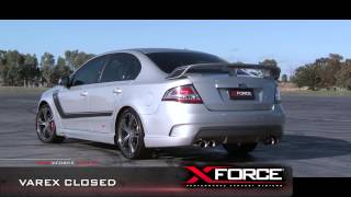 XFORCE VAREX FPV FALCON FG GT 5L Twin 3quot Performance Exhaust System [upl. by Ynez]