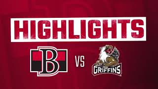 HIGHLIGHTS Belleville Senators  Grand Rapids Griffins Jan2624 [upl. by Kirre]